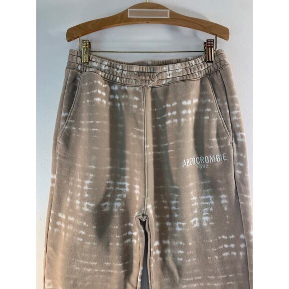 ABERCROMBIE KIDS Boy’s Tan Tie Dye Jogger Sweatpants / Size: 15-16 - Picture 5 of 10